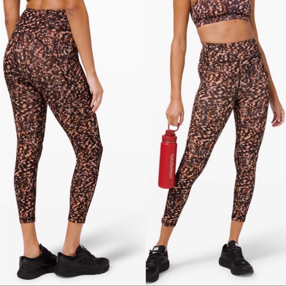 LULULEMON Invigorate Tights In Motion Flux size 4